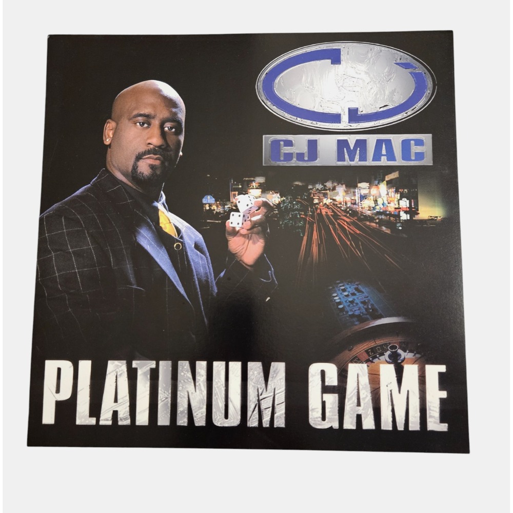 CJ Mac Platinum Game 1999 Promo Flat Poster 12x12 Double Sided Hoo Bangin'